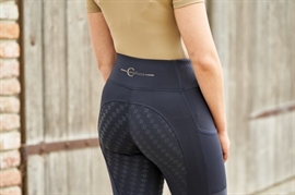 Covalliero SS23 Fuld Grip Ridetights - Dark Navy